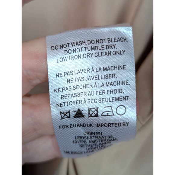 ANTHROPOLOGIE HUTCH Faux-Suede Open-Front Jacket Contemporary Modern Small - Picture 9 of 9